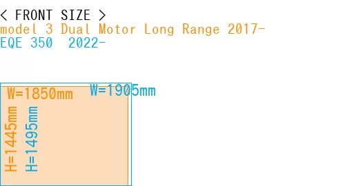 #model 3 Dual Motor Long Range 2017- + EQE 350+ 2022-